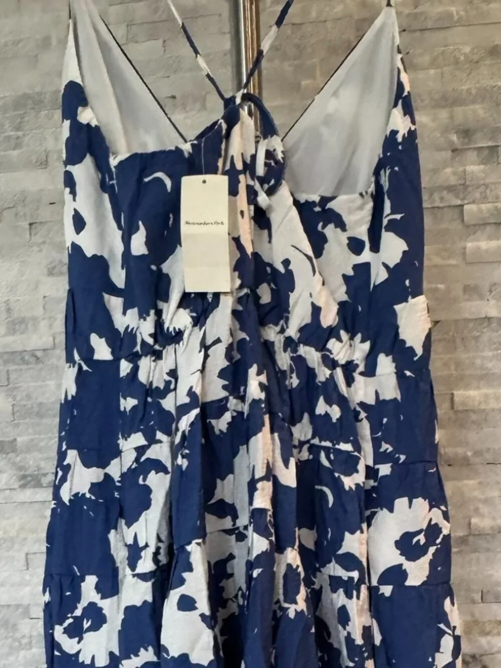 Abercrombie Flowy Tiered Maxi Dress - L
